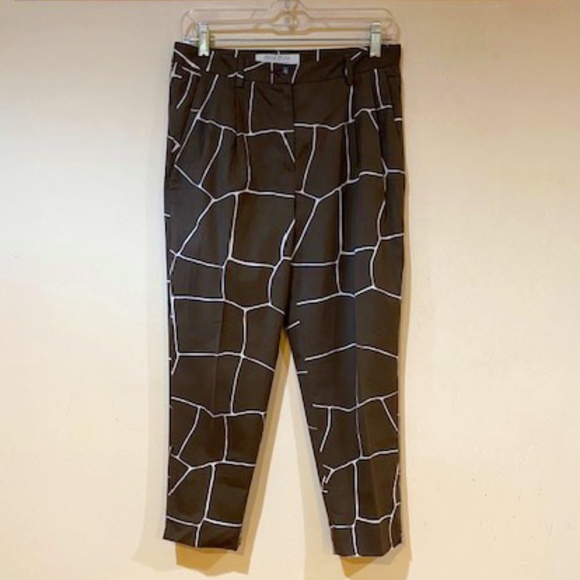 Miu Miu summer trousers giraffe print size 40 - Picture 1 of 7